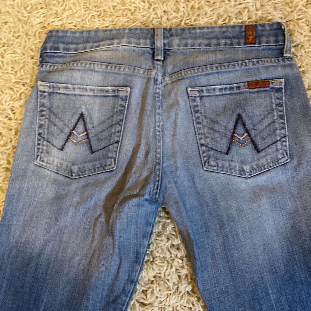 ❤️7 for mankind A pocket jeans - well worn but no flaws - size 28